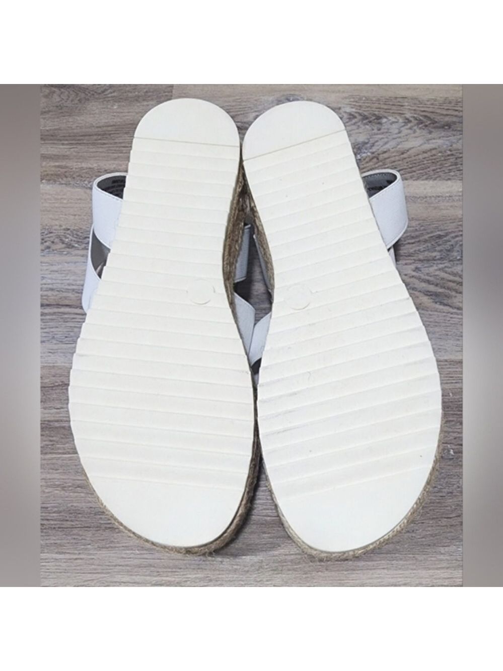 Madden Girl Women's Carly Espadrille Wedge Sandal White Size 7 - New in Box - Picture 8 of 11